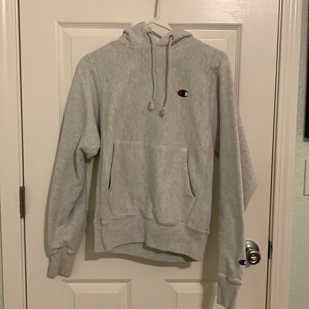 CHAMPION REVERSE WEAVE LOGO HOODIE
